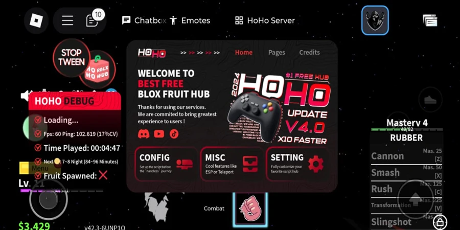 Blox Fruits Hoho Hub Script